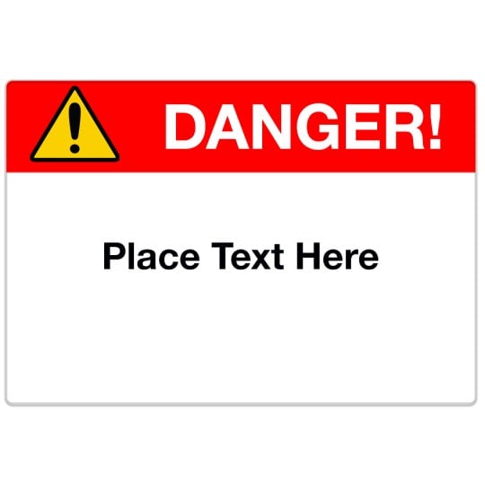 Avery Industrial Template Design - Danger