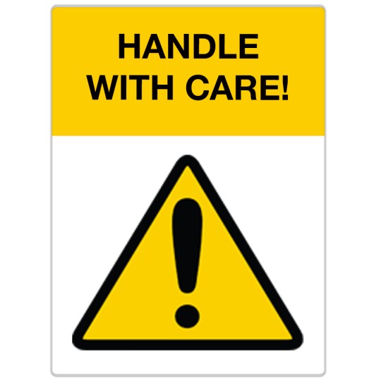 Avery Industrial Template Design - Handle with Care
