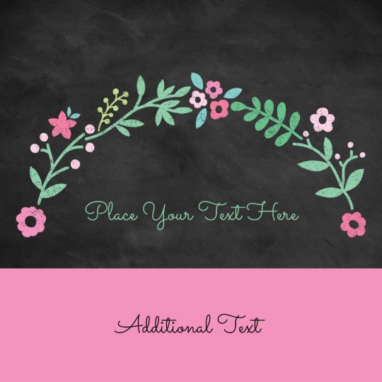 Avery Chalkboard Template design for Mother's Day