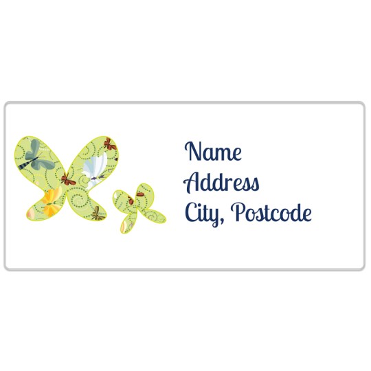 Avery Butterfly Template design for Mother's Day