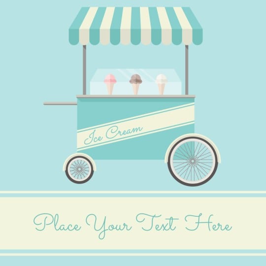 Avery Ice Cream Template design