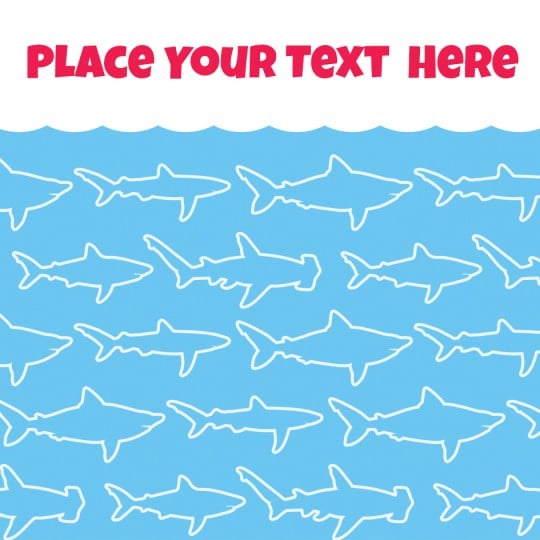 Avery Shark Template design