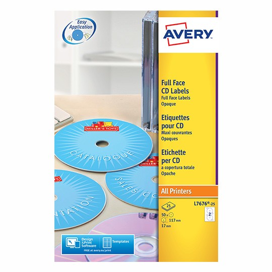 Avery Data Storage labels
