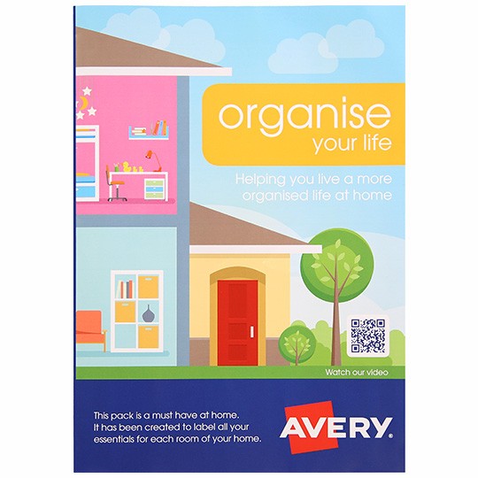 Avery Organise your life label pack
