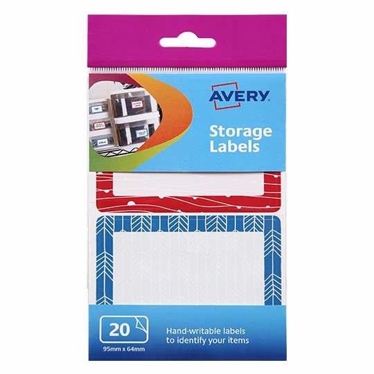 Avery Storage Labels