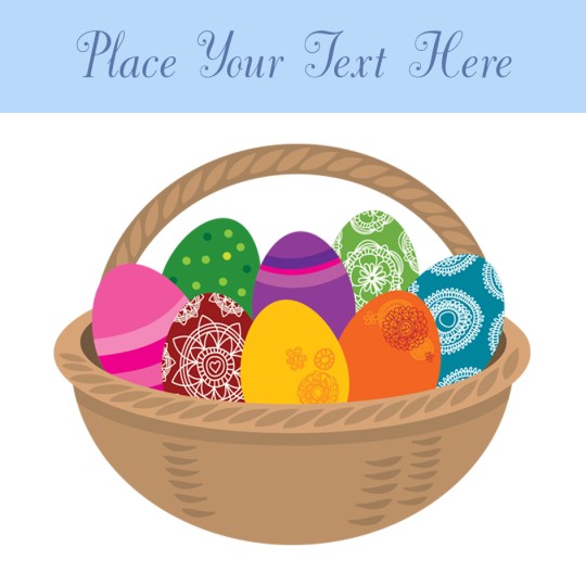 Easter Basket Design for Avery Design & Print