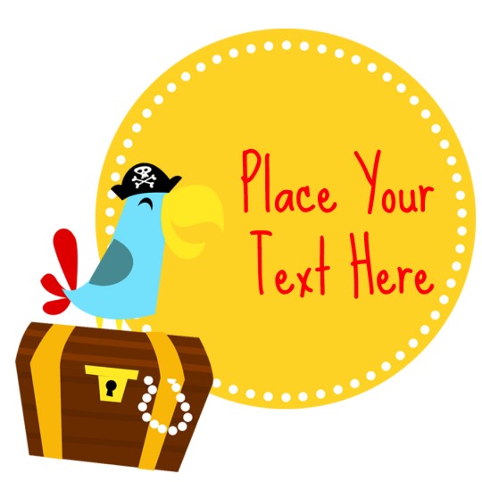 Avery parrot template design
