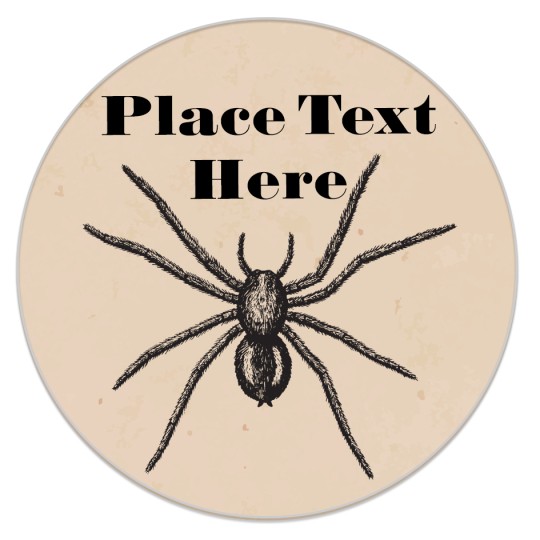 Avery Halloween Spider Template Design