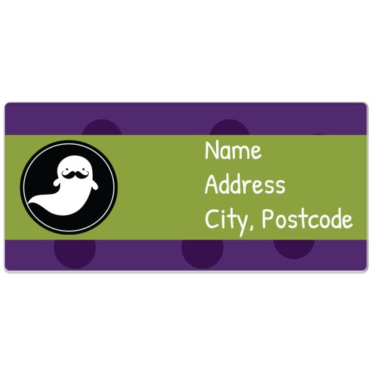 Avery Halloween Ghost Template Design