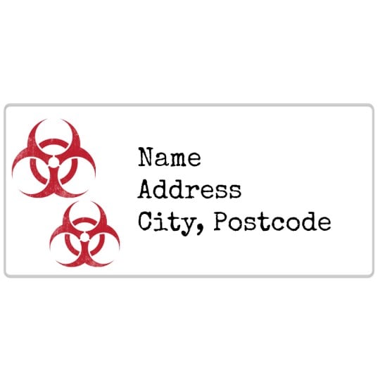 Avery Halloween Zombie Template Design