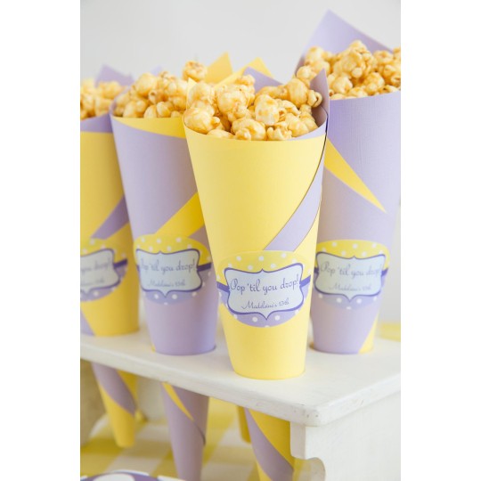 Party stickers using Design and Print