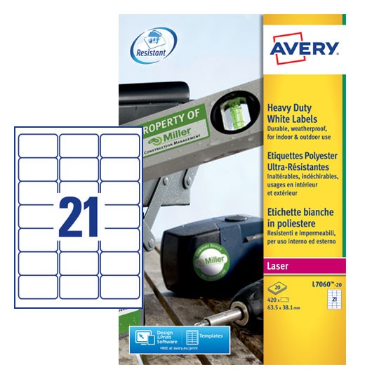 Heavy Duty Labels Avery