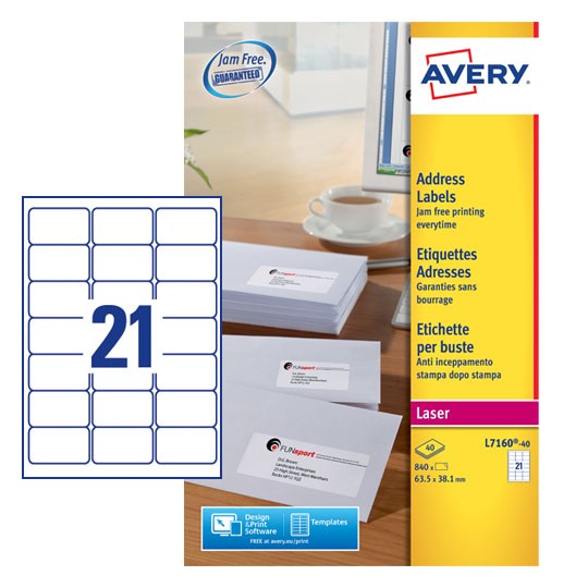 FSC Certified Address Labels Avery