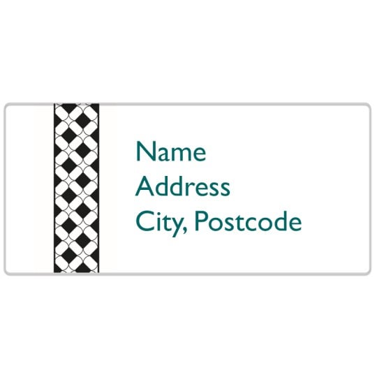 Avery address label design template for envelopes and parcels
