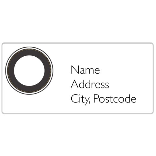Avery address label design template for envelopes and parcels