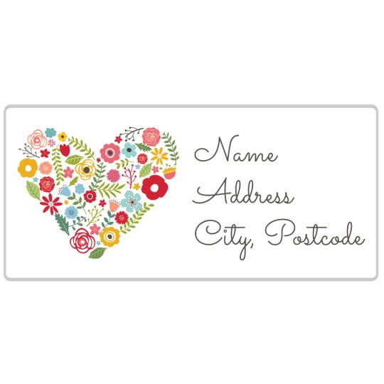 Avery address label design template for envelopes and parcels