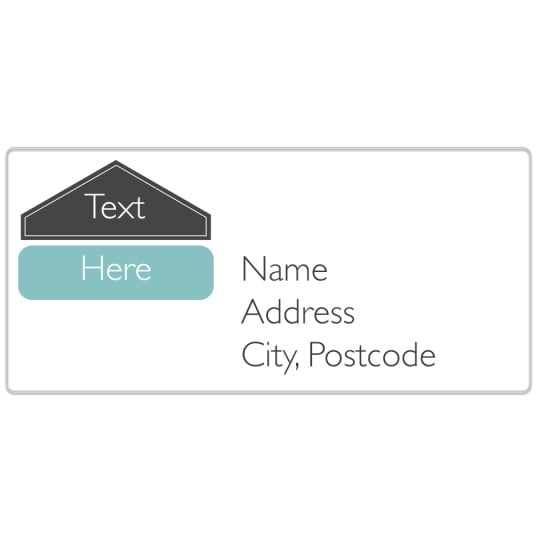 Avery address label design template for envelopes and parcels