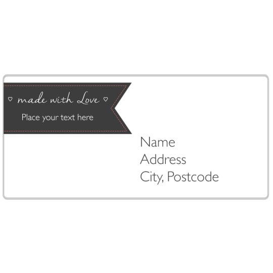 Avery address label design template for envelopes and parcels