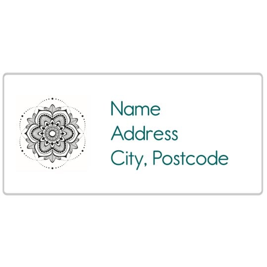 Avery address label design template for envelopes and parcels