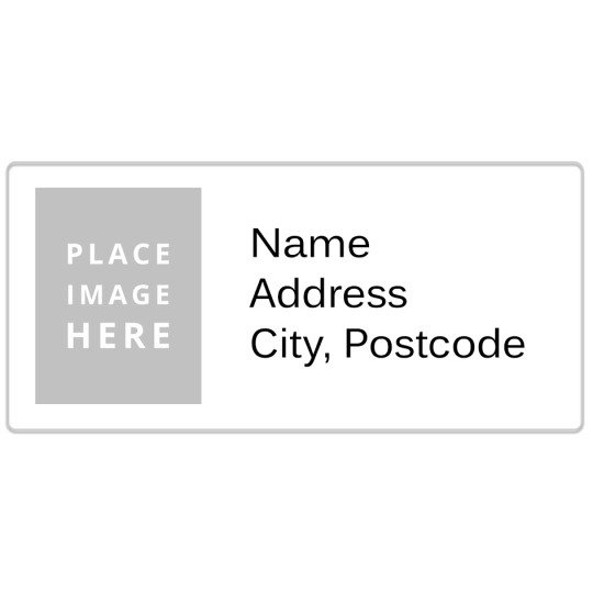 Avery address label design template for envelopes and parcels