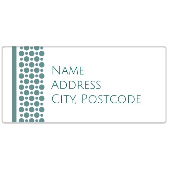 Avery address label design template for envelopes and parcels