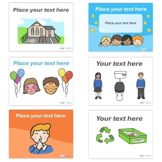 Twinkl Design Templates for Avery Labels and Signs