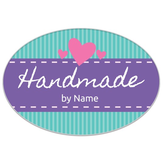 Avery Design Template for Oval labels