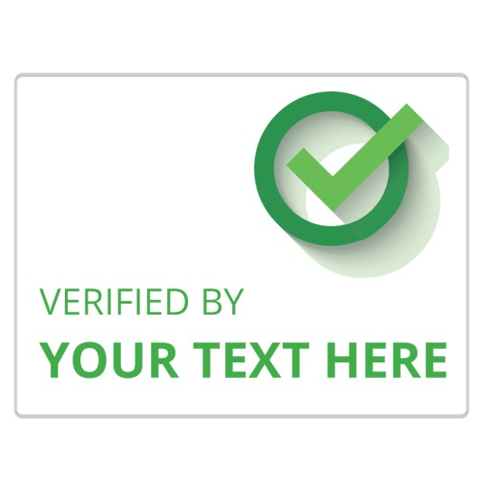 Avery Verification Template