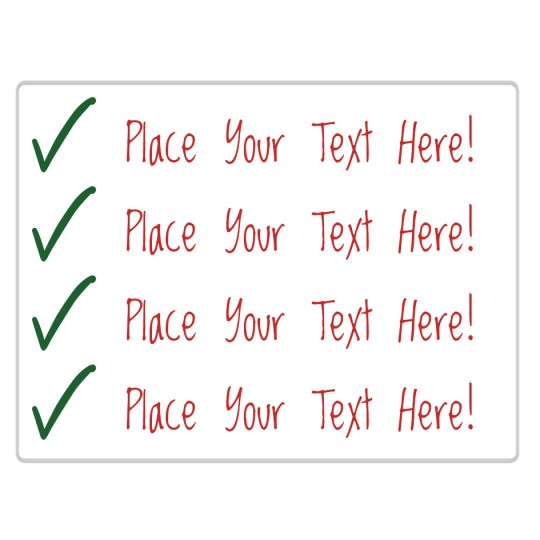 Avery Checklist Template