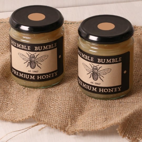 WePrint Kraft Labels Honey