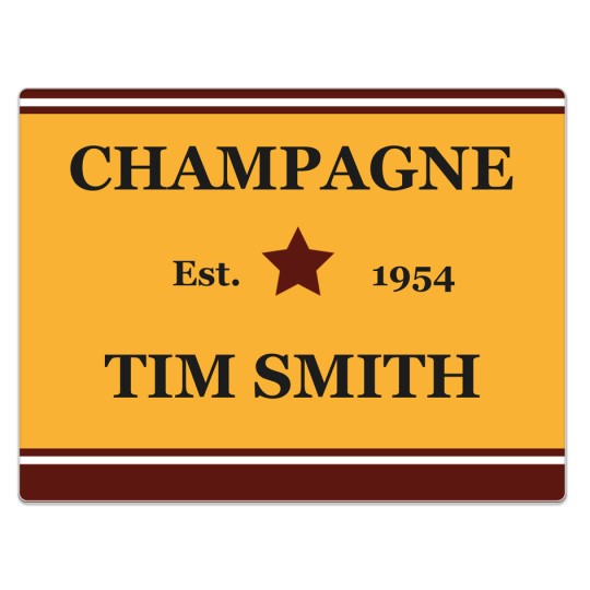 Avery Champagne Label Template for Personalised Bottles