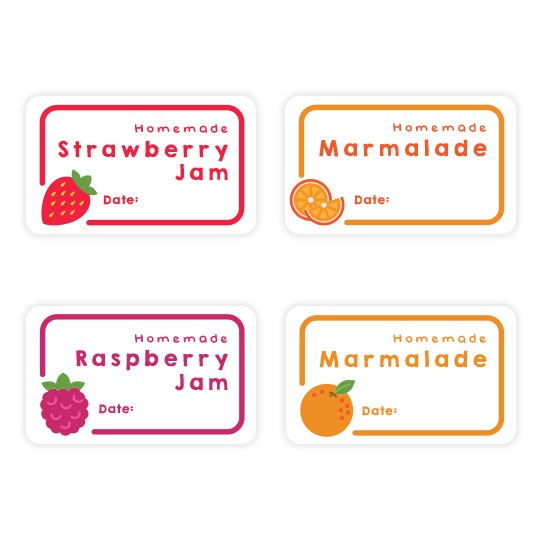 Jam & Marmalade Jar Labels