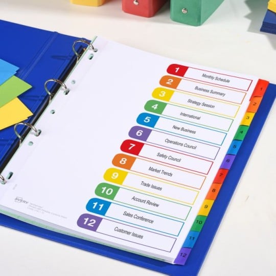 Avery ReadyIndex Dividers