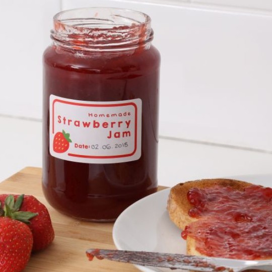 Avery Strawberry Jam Labels