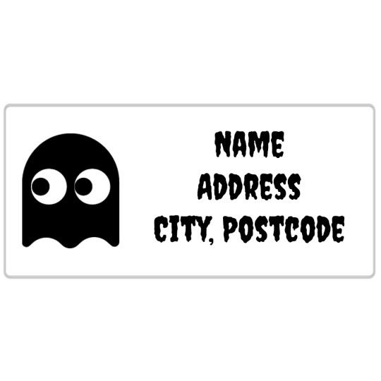 Avery Halloween Pacman Template Design