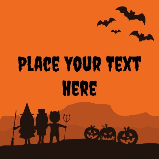Avery Halloween Trick n Treat Template Design