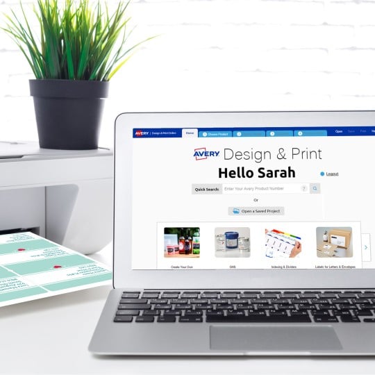 Avery Design & Print Online Template Software