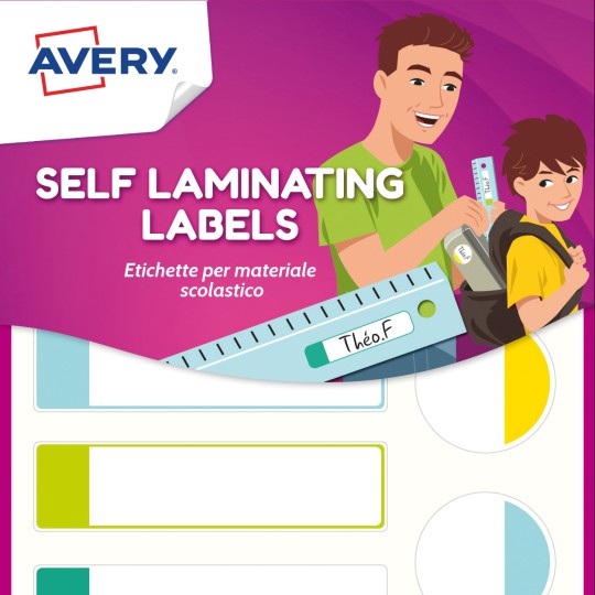 Avery Self-Laminating Labels