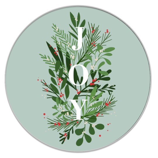 Christmas Joy design template for Avery Labels