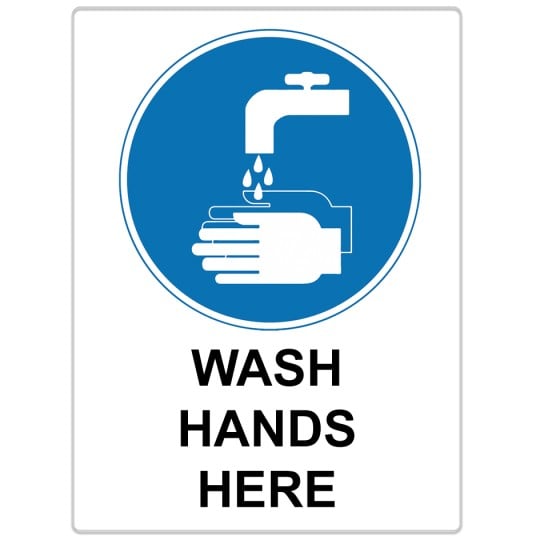 Avery Template Wash Your Hands Sign