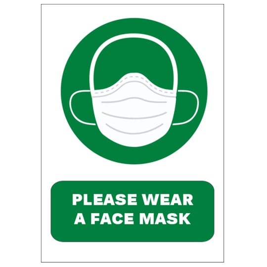 Please Wear a Face Mask Template for Avery Labels