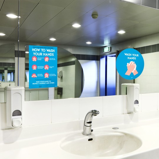Avery Hand Washing Signs COVID-19 Coronavirus