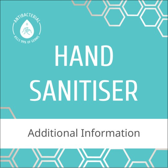 Avery Teal Hand Sanitiser Design Template