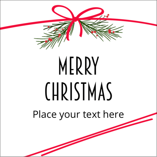 All wrapped up - Avery Christmas template