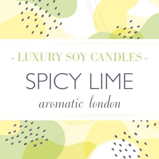 Spicy lime candles design