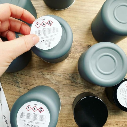 @justpurelovelyco use Avery to make their CLP labels