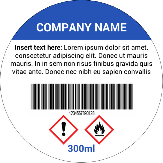 White Wax Melt Warning Label Template 02