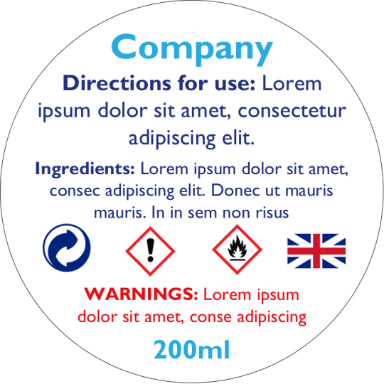 Avery CLP Label Design Template
