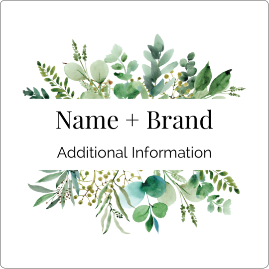 Avery Eucalyptus Product Label template