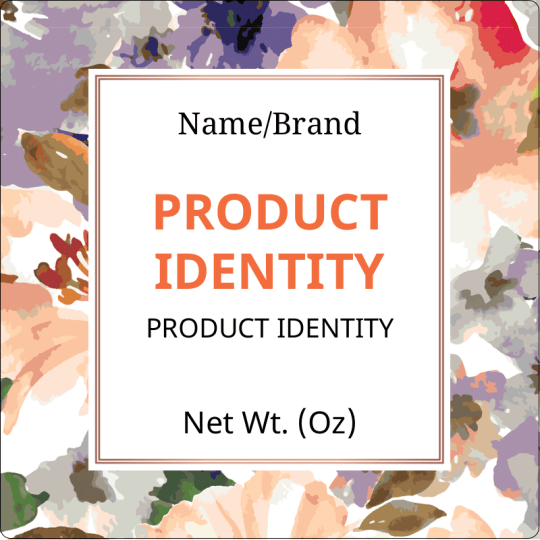 Avery Watercolour Flowers Design Template